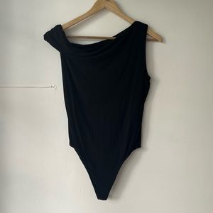 Babaton one shoulder bodysuit